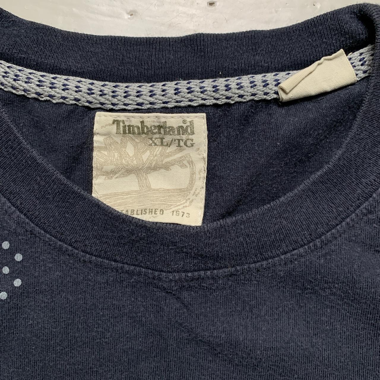 Timberland Navy and Grey Tree T Shirt