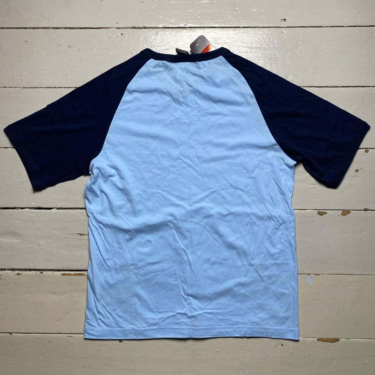 Nike Swoosh Vintage Baby Blue T Shirt