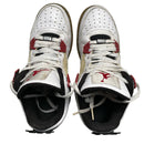 Jordan 4 Fusion Air Force 1 White and Varsity Red (UK 8)