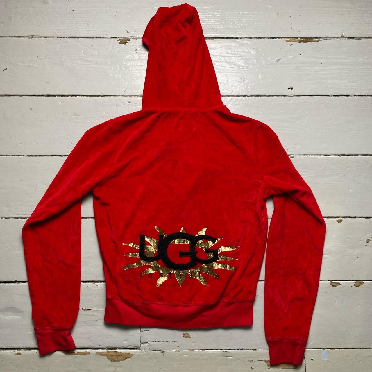 Ugg Australia Velour Full Red Tracksuit