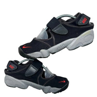 Nike Air Rift Black Red and Grey Tabi Toe Vintage 2004 (UK 9)