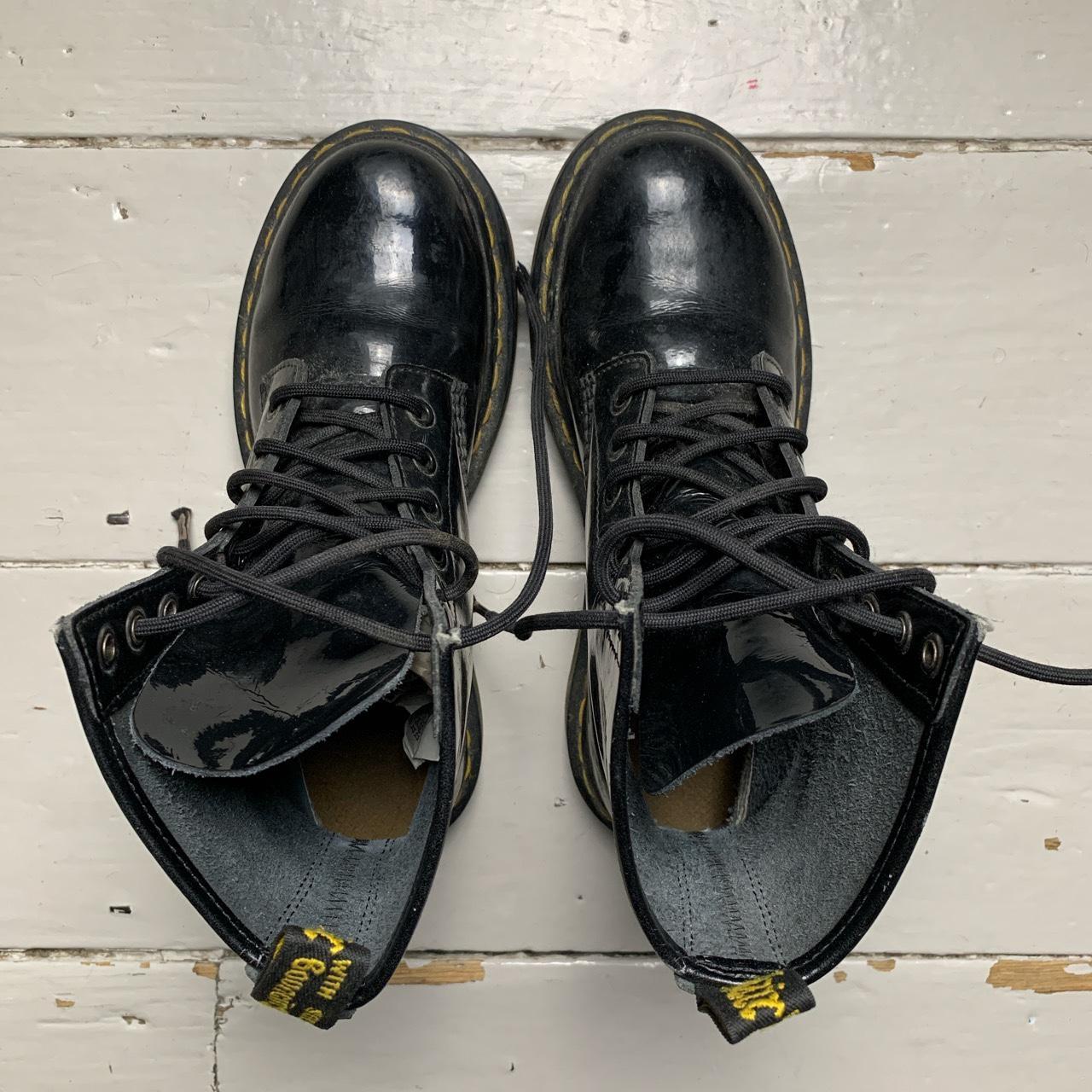 Dr. Martens Black Patent High Boots