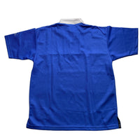 South Pole Vintage Light Blue and White Polo Shirt (XL)