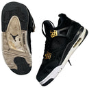 Jordan 4 Royalty Metallic Gold and Black Suede (UK 7.5)