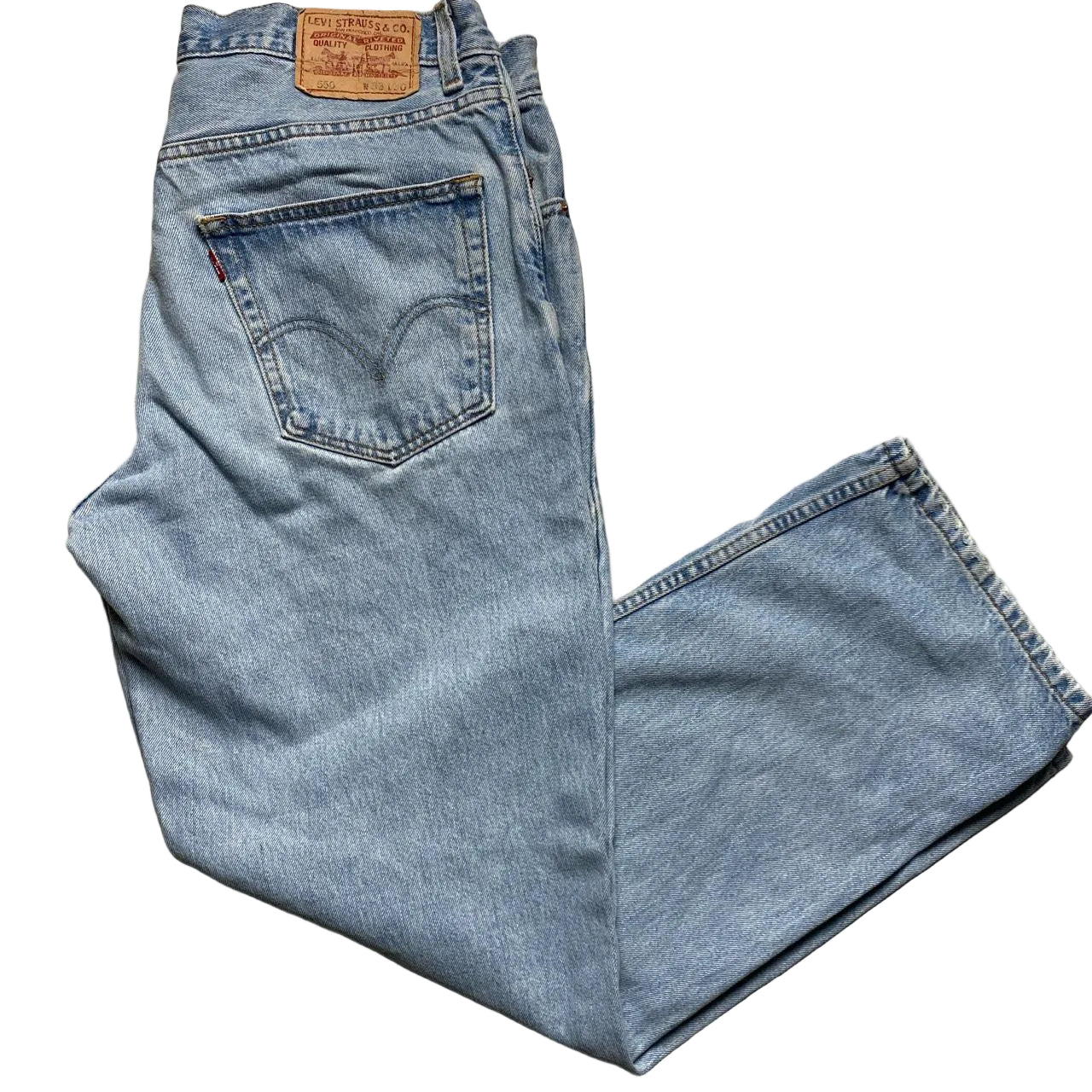 Levis 505 Baggy Light Blue Jeans (33W)