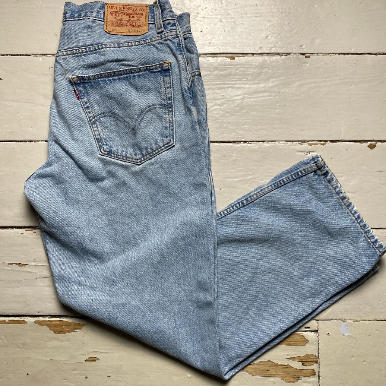 Levis 505 Baggy Light Blue Jeans