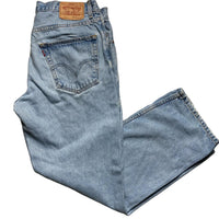 Levis 505 Baggy Light Blue Jeans (33W)