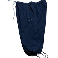 Nike Athletic Vintage Light Baby Blue and Navy Shell Trackpant Shorts (S)