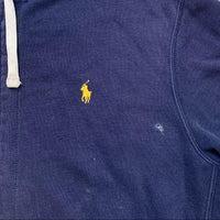 Ralph Lauren Polo Navy and Yellow Pony Hoodie (2XL)
