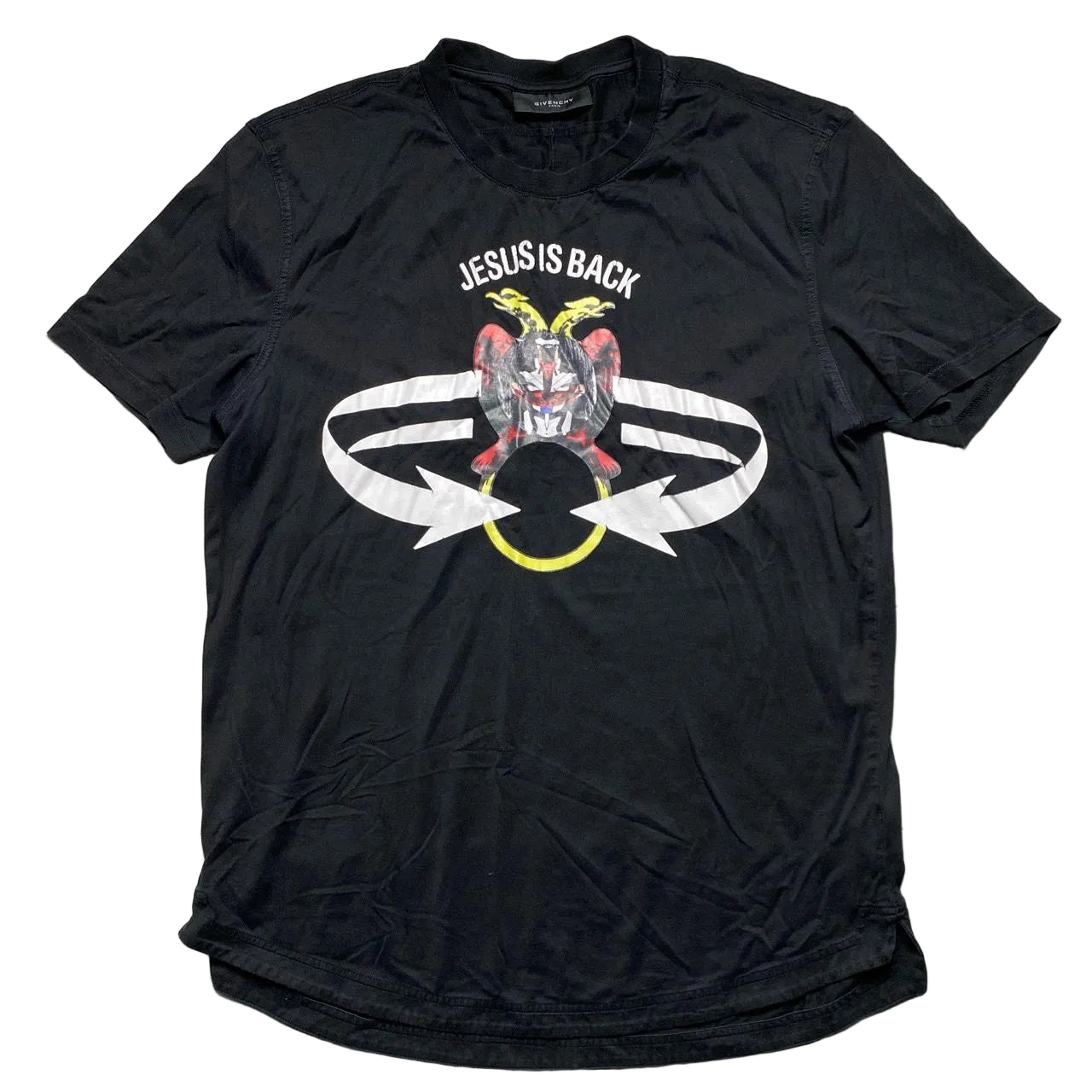 Givenchy Jesus is Back Black T Shirt (L)