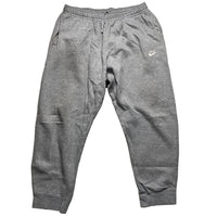Nike Swoosh Grey and White Baggy Joggers (XL)