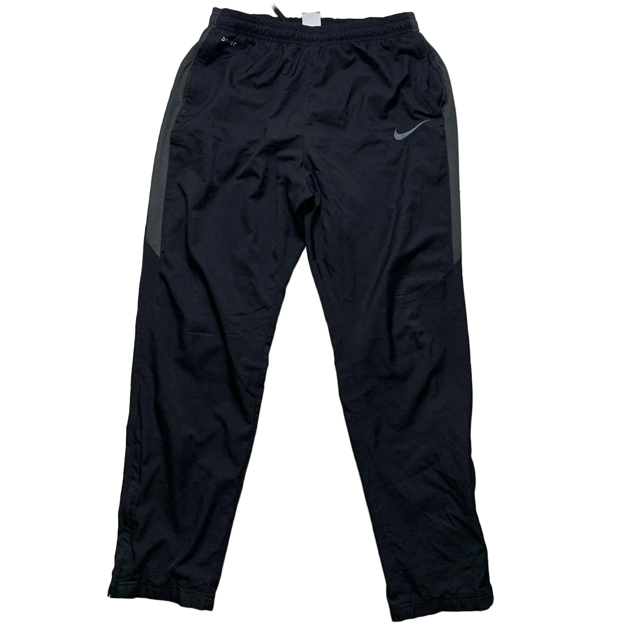 Nike Dri Fit Black and Grey Full Shell Track Pant Tracksuit (XL)