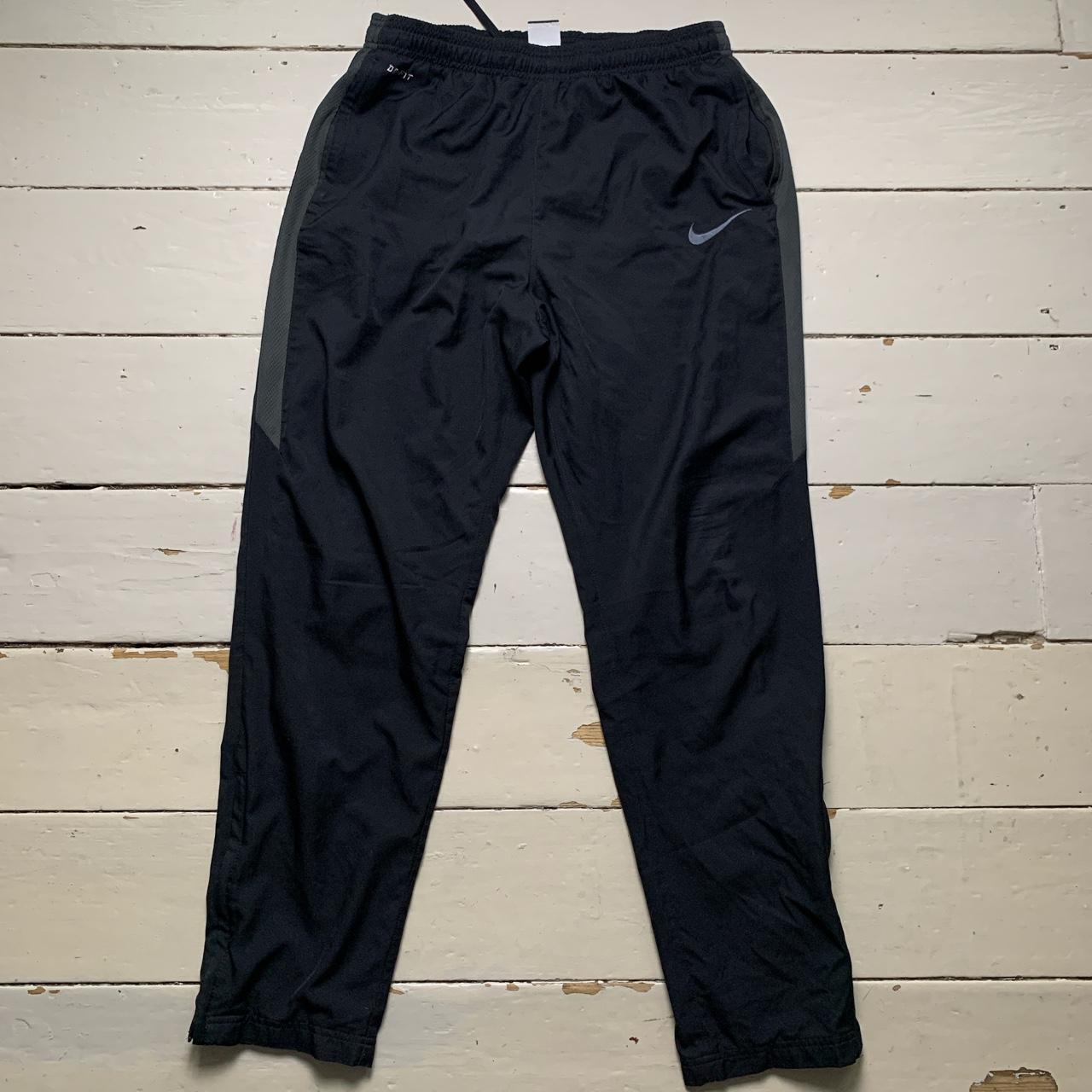 Nike Dri Fit Black and Grey Full Shell Track Pant Tracksuit