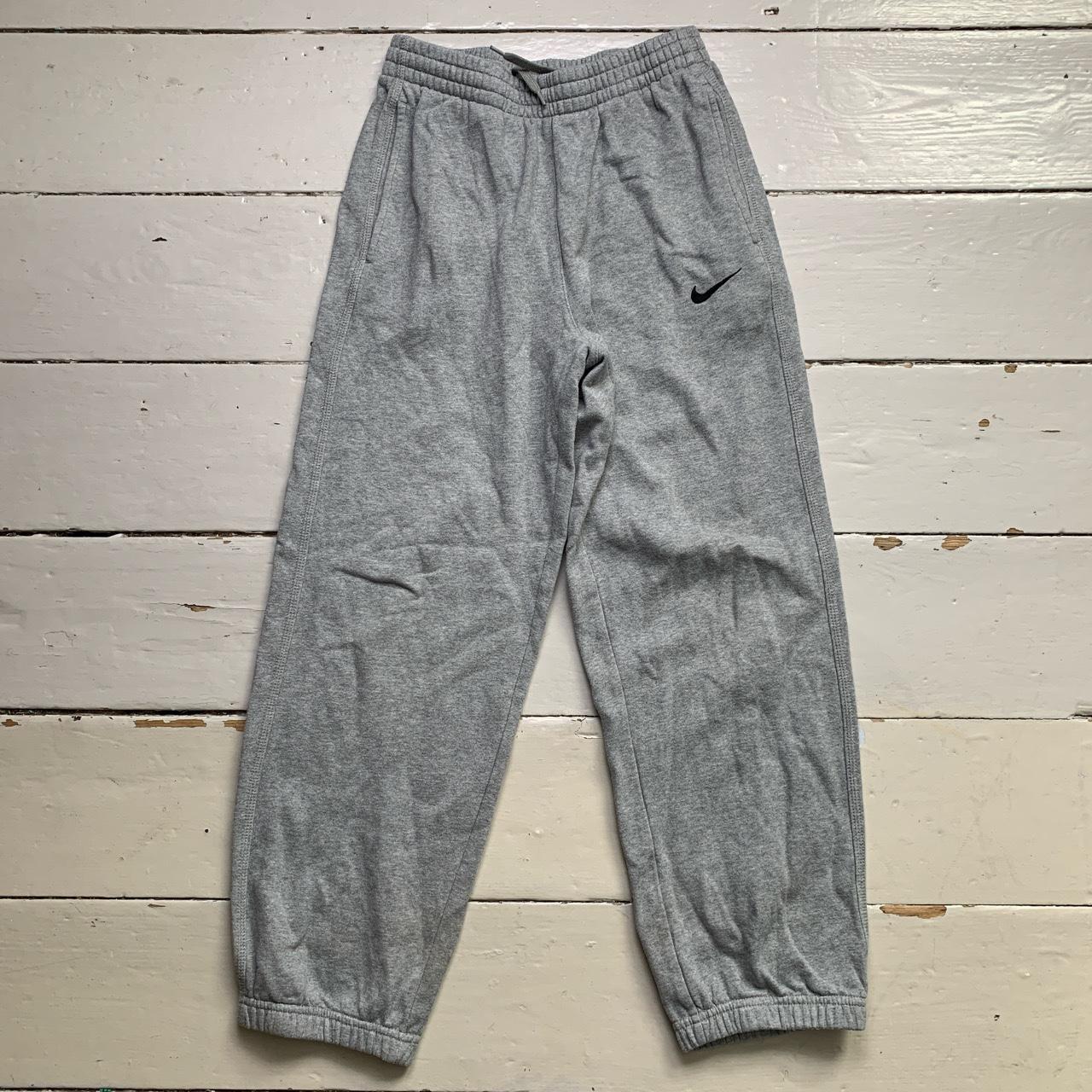 Nike Swoosh Grey and Black Baggy Joggers