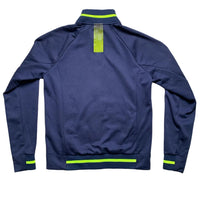 Emporio Armani EA7 Navy and Neon Green Tracksuit Jacket