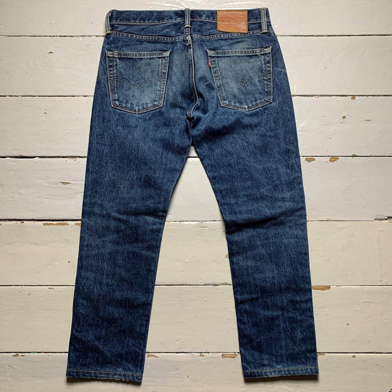 Levis 511 Navy Stonewashed Jeans