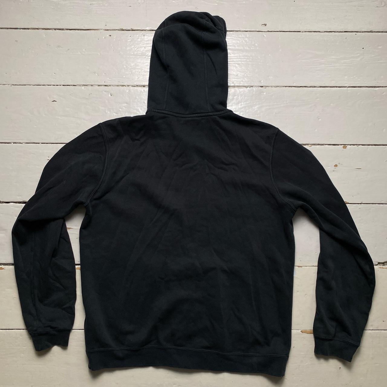 Nike Swoosh Black and White Hoodie