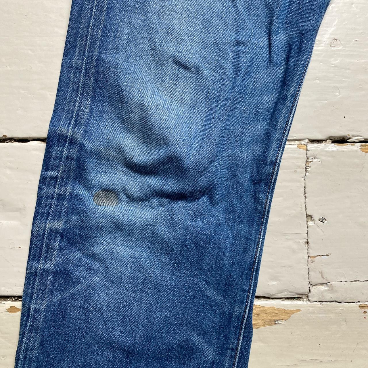 Levis 501 Navy Stonewash Jeans