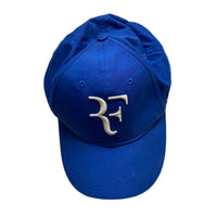 Roger Federer Uniqlo Blue and White Tennis Cap