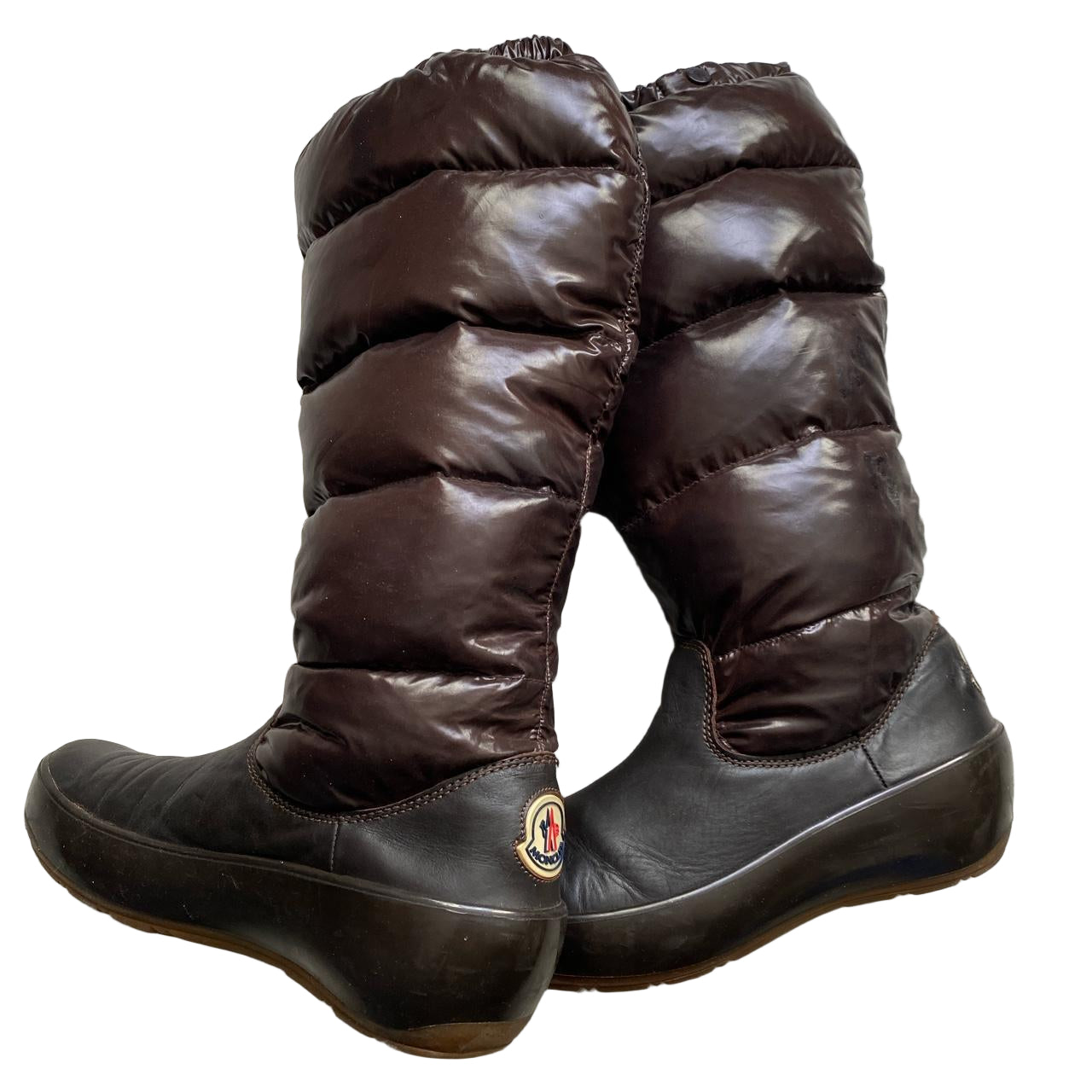 Moncler Brown Puffer Duvet Boots (UK 7)