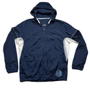 Nike Vintage Windrunner Windbreaker Lightweight Shell Jacket Navy and White (L)