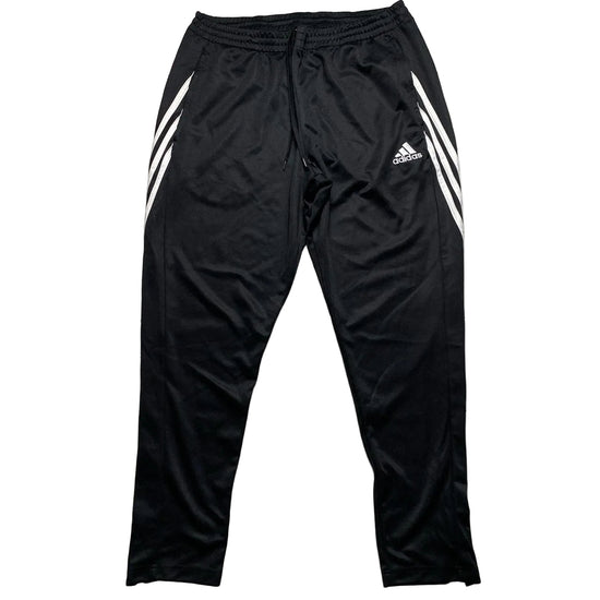 Adidas Black and White Slim Fit Trackpant Bottoms (XL)
