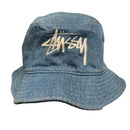 Stussy Blue Denim Bucket Hat
