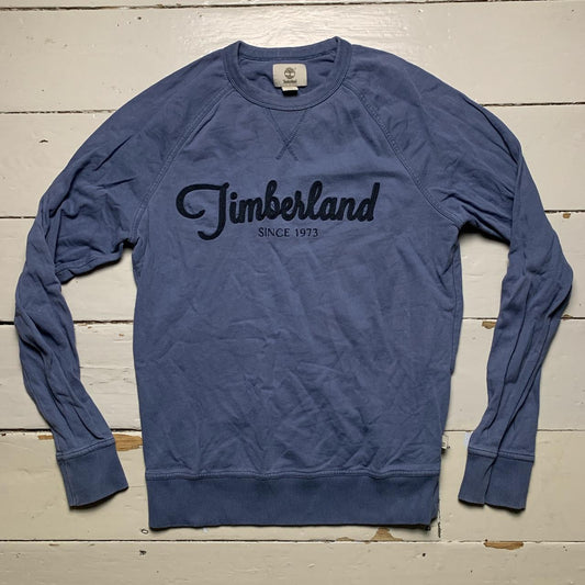 Timberland Blue Spellout Jumper