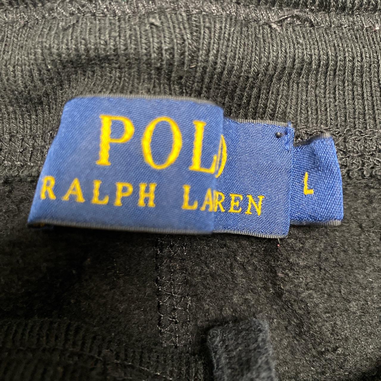 Polo Ralph Lauren Black and Yellow Pony Joggers