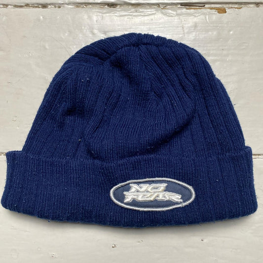 No Fear Vintage Navy Beanie Hat