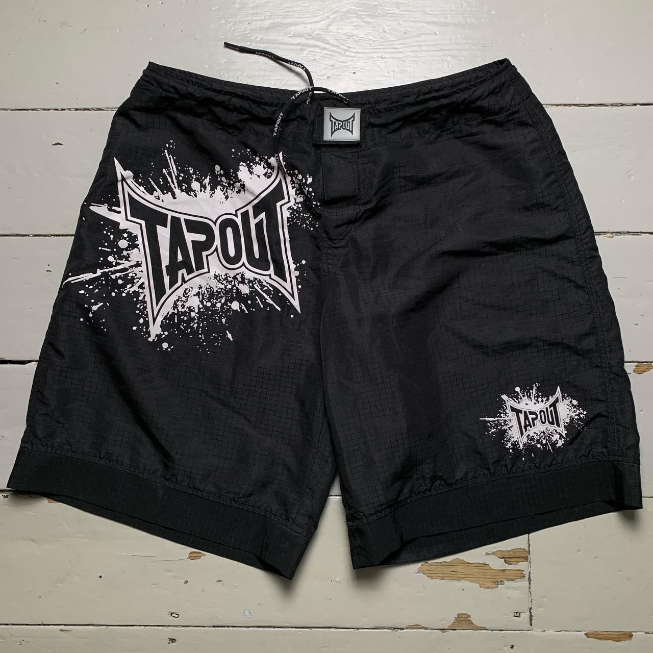 Tapout Black and White Shorts