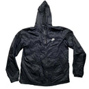 Nike Black and White Swoosh Shell Windbreaker Tracksuit Jacket (L)