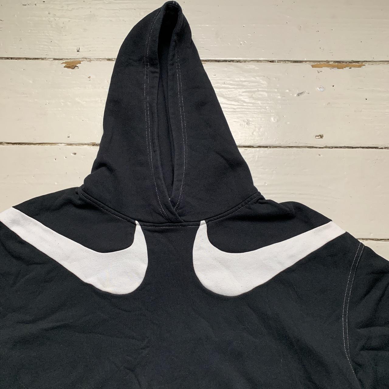 Nike Big Double Swoosh Womens Cropped Hoodie