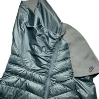 Nike Tech Fleece Gilet Green and Black Womens (S)