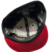 Allstars Black Red and White Fitted Adjustable Fit Cap