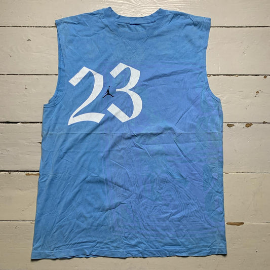 Jordan 23 Vintage UNC Light Baby Blue and White Vintage Vest