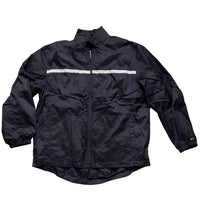 Nike Vintage 90’s Swoosh Black and White Shell Tracksuit Jacket (L)