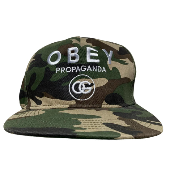 Obey OG Vintage Camouflage Snapback Cap
