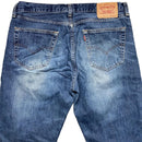 Levis 508 04 Vintage Stonewashed Navy Jeans (34W)