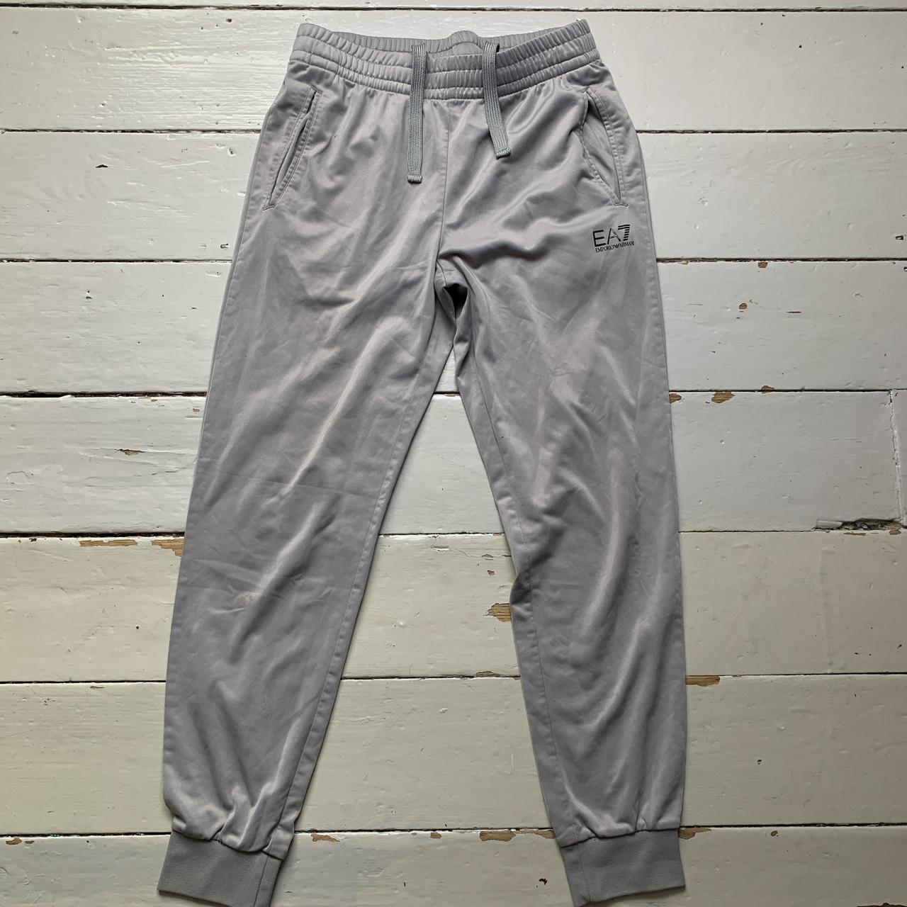 EA7 Emporio Armani Grey and Black Joggers