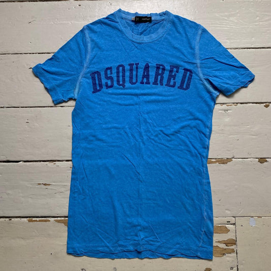 Dsquared Blue Slim Fitted T Shirt