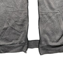 Nike Grey and White Swoosh Hoodie (M)