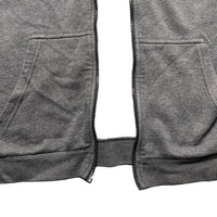 Nike Grey and White Swoosh Hoodie (M)