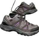 Salomon Goretex Grey and Purple Trainers (UK7)