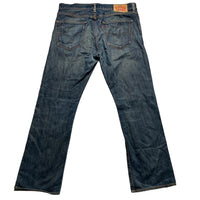 Levis 527 Baggy Navy Stonewash Jeans (34W)