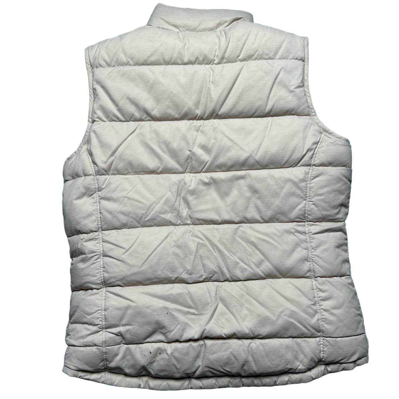 Nike Vintage y2k Womens Reversible Gilet Cream and Black (M)