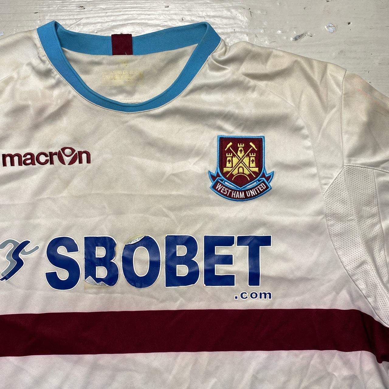 West Ham United Macron Vintage Football Jersey