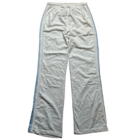 Nike Vintage White and Baby Blue Y2K Tracksuit Bottoms (S)