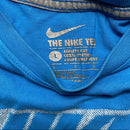 Nike Blue and White Multi Swoosh Vintage T Shirt (L)