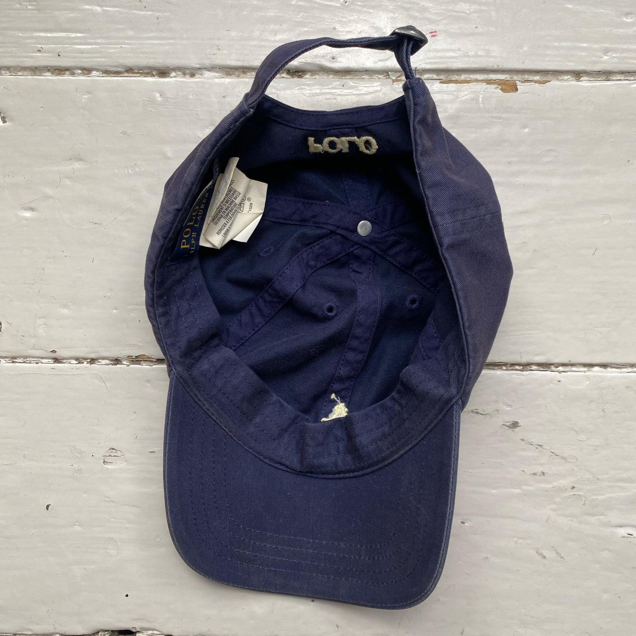 Polo Ralph Lauren Navy and Cream Cap